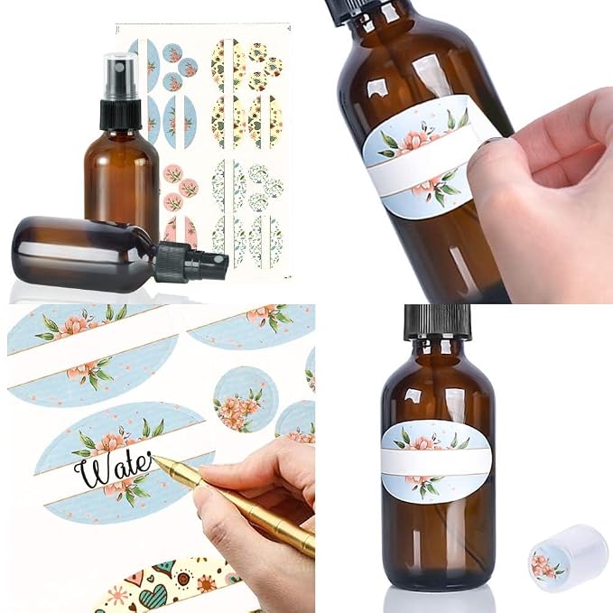 STARSIDE 4 oz Amber Glass Spray Bottles - Image 8