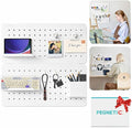 Upgraded Metal Pegboard Wall Organizer Kit – Magnetic, Heavy-Duty Peg Board by Unknown