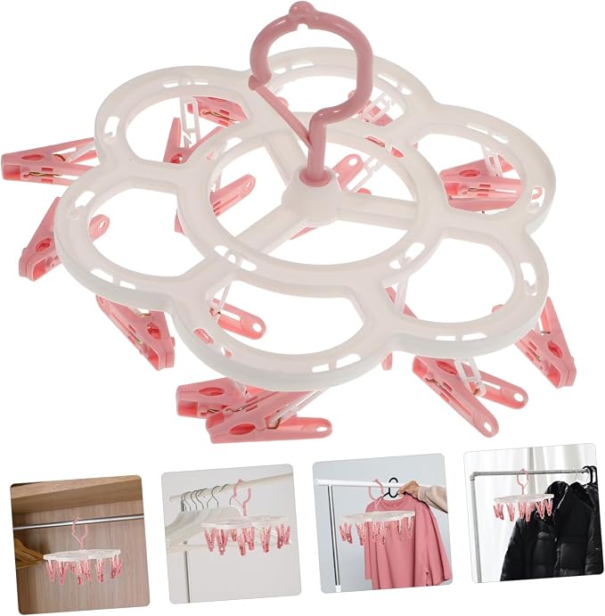 1pc Windproof Drip Hanger for Socks and Underwear Sturdy Clip Rack High Bending - Image 3