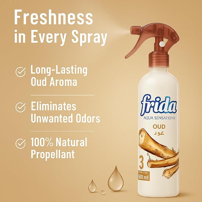 Air Freshener Spray – Oud Scent, Long-Lasting Room & Fabric Freshener, 16.2 oz - Image 3
