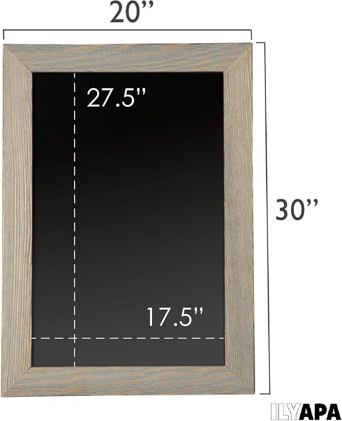 Ilyapa Rustic Wooden Magnetic Kitchen Chalkboard Sign - Image 2