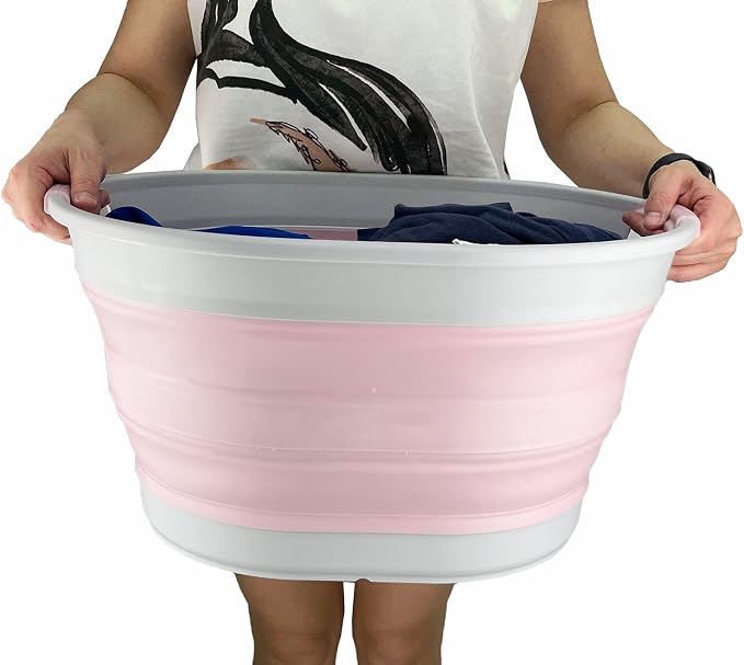 SAMMART 23L Collapsible Plastic Laundry Basket - Image 7