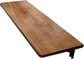 Solid Wood Wall Mount Folding Table，Floating Wall Desk Up To 1.1in Thick by Unknown