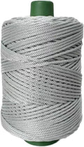 250G Hollow Braided Polypropylene Rope 3mm Colorful Polyester Yarn Handmade by Unknown