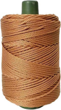 250G Hollow Braided Polypropylene Rope 3mm Colorful Polyester Yarn Handmade by Unknown