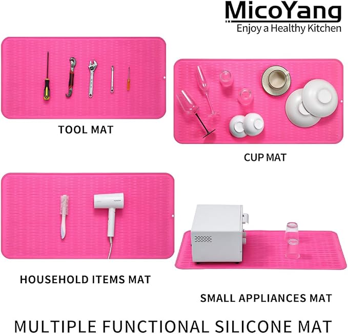 Silicone Dish Drying Mat for Multiple Usage, Easy clean, Eco-friendly, - Image 4