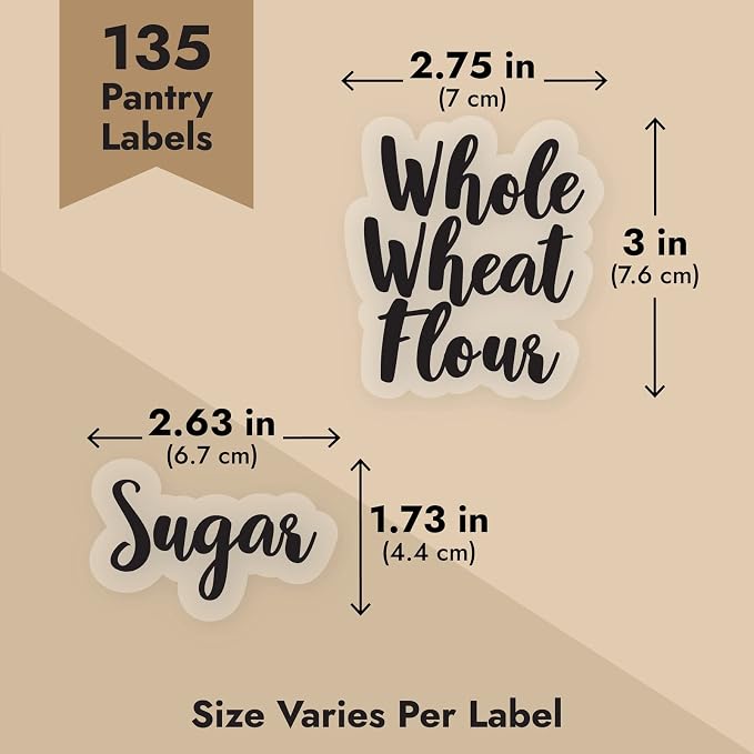 Talented Kitchen Labels for Food Containers - Image 4