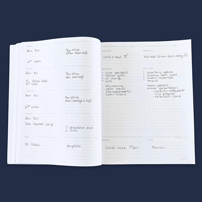 Kahootie Co Home & Work Weekly Planner, 8.5-inch x 11-inch - Image 5