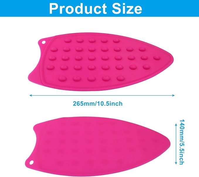 2 Pcs Silicone Iron Rest Pads Mat Iron Hot Heat Resistant Protective Pads - Image 4