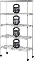 Meet perfect 5-Tier Metal Storage Shelving Unit by Meet+perfect