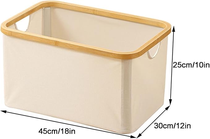 Bamboo Laundry Basket, Laundry Baskets - Image 2