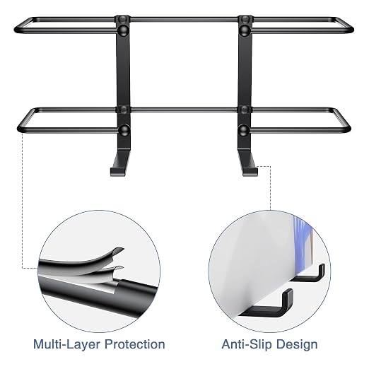 Wall Mount Glove Box Dispenser: Black Holder - Image 6