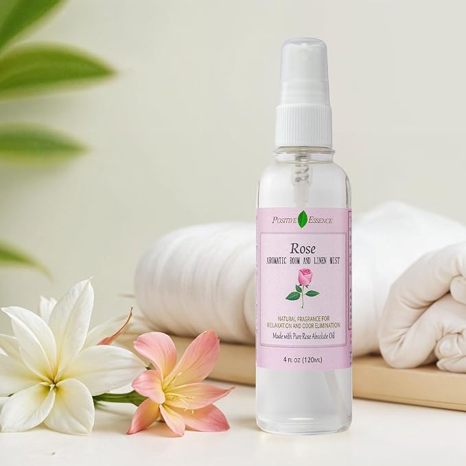 Rose Linen and Room Spray, Natural Pillow Spray Made - Image 3