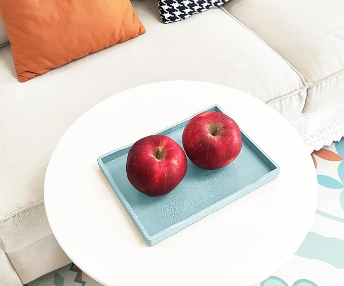 Small Blue Mini Serving Tray for Serving Accessory, Perfume or Display Use. - Image 7