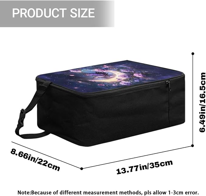 Moon Butterfly Flower Travel Iron Bag Case Foldable Portable Iron Cover - Image 7