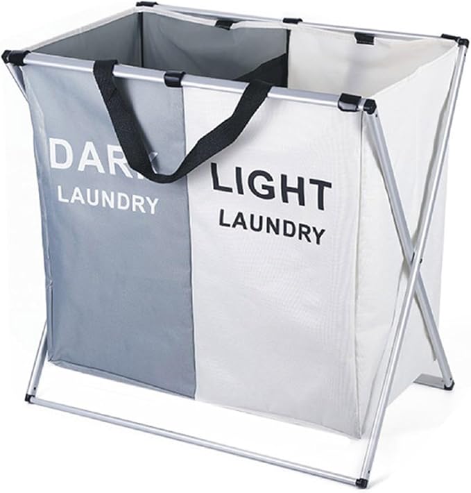 Two Grids and Three Grids Collapsible Laundry Sorter Hamper by Unknown