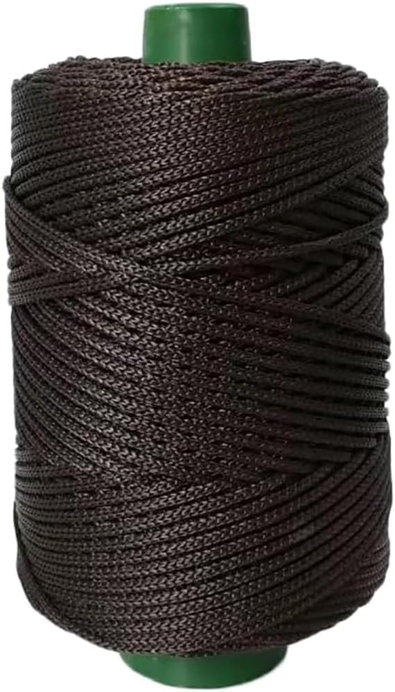 250G Hollow Braided Polypropylene Rope 3mm Colorful Polyester Yarn Handmade by Unknown