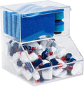 Acrylic Dishwasher Pods & Sponge Holder w/Lids by IneVibeforEveryday