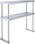 AmGood Double OverShelf Stainless Steel NSF by AmGood
