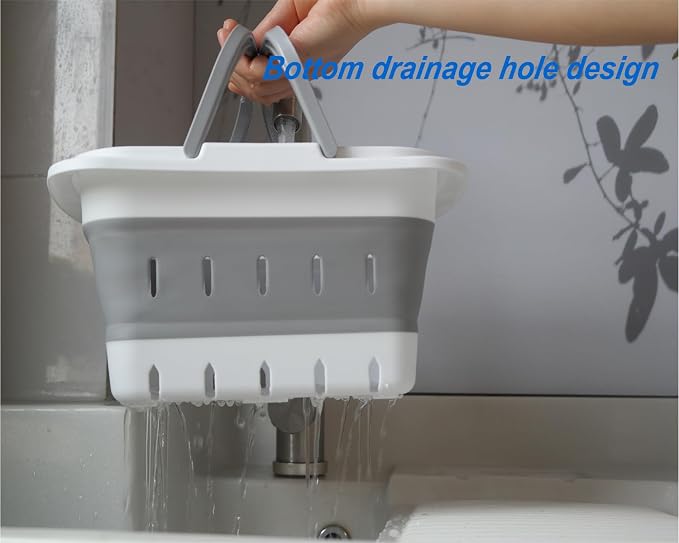 Portable Folding Plastic Bath Caddy - Image 3