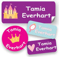 120-ct Personalized Waterproof Name Labels – 3-Line Custom Stick-On Tags by GILBIN
