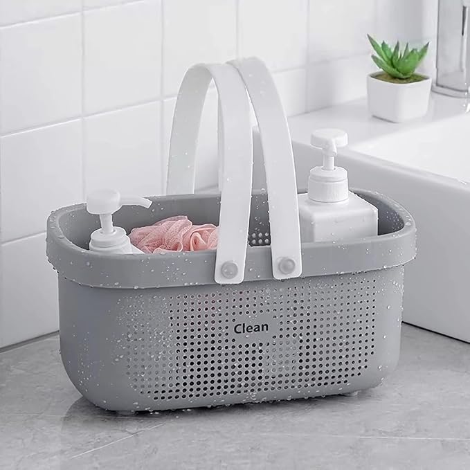 LAIGOO Plastic Shower Caddy Basket, Large Bathroom Caddy Organizer - Image 2