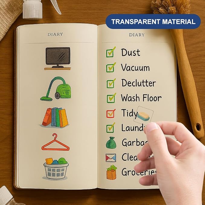 600 Pcs Planner Stickers, Household Chores Planner Sticker Everyday Essentials - Image 3