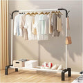 Standing Coat Stand Clothes Drying Rack Floor Balcony Home Clothesline Drying by Unknown