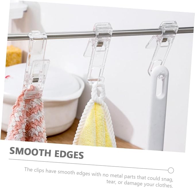 DOITOOL 8pcs Heavy Duty Clothes Pins Hangers Clip Hooks - Image 6