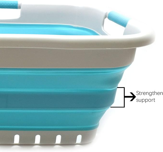 SAMMART 41L Collapsible Plastic Laundry Basket - Image 7