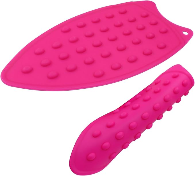 2 Pcs Silicone Iron Rest Pads Mat Iron Hot Heat Resistant Protective Pads - Image 3