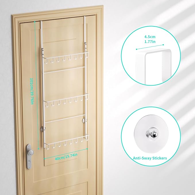 HapiRm Over Door Hat Rack - Image 8