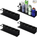 sogiv 4 Pack Spray Can Holder Organizer, Wall-Mounted Steel Spray Bottle Rack by sogiv
