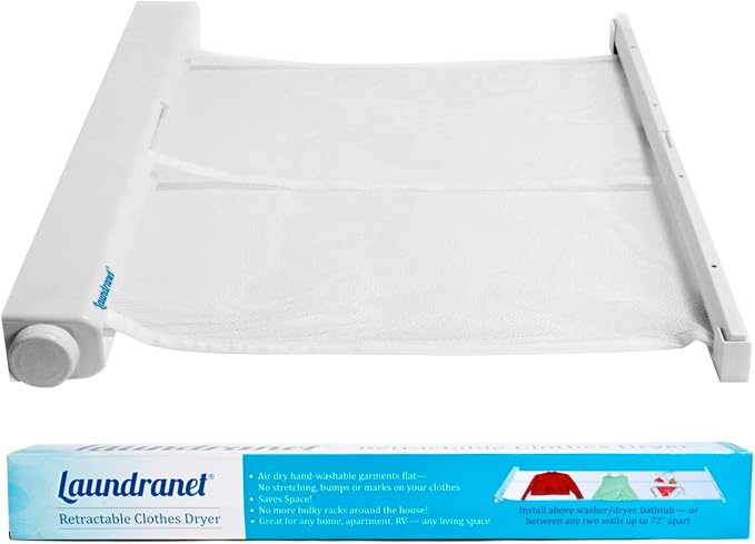 Retractable Clothes Drying Rack by Laundranet