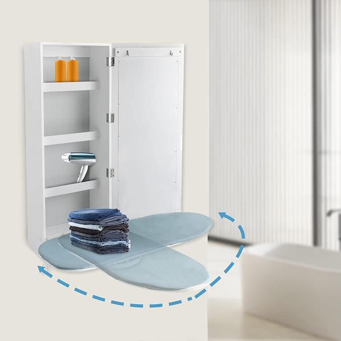 Wall Mount Ironing Board Cabinet, Ironing Board Holder Wall Mount, Wall Ironing - Image 8