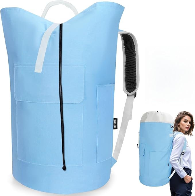 Laundry Bag Backpack, 125L Extra Large Laundry Backpack by JOINPRO