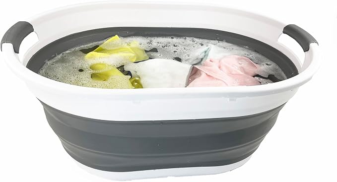 SAMMART 39L Collapsible Plastic Laundry Basket - Image 5