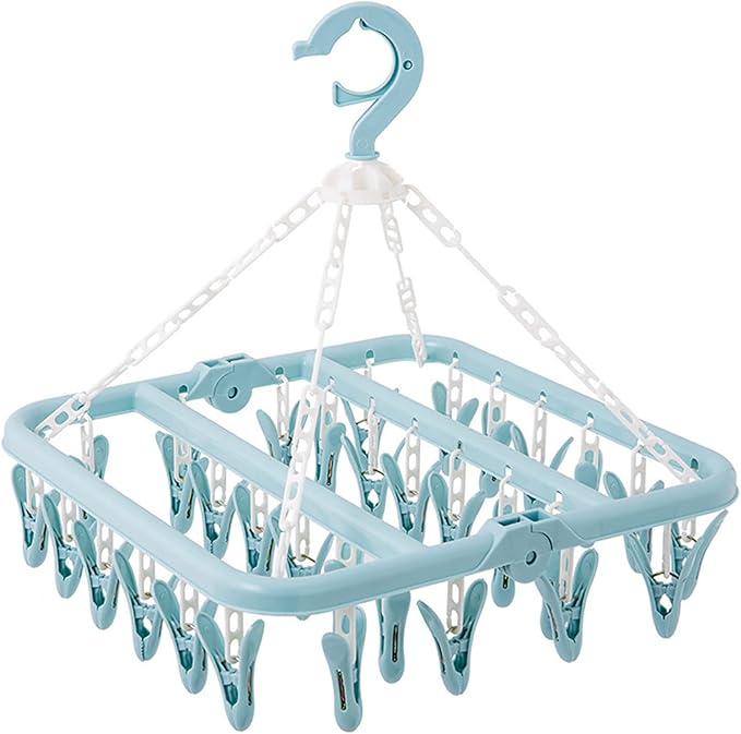 Foldable 32 Clips Laundry Hanger - Image 5