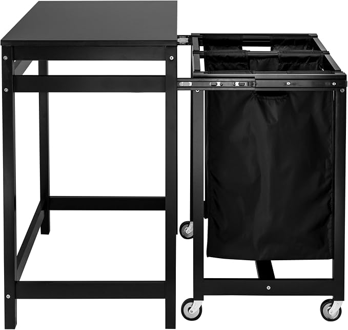 Honey-Can-Do Double Sorter Folding Table SRT-03571 Black 19 by 32-Inch - Image 10