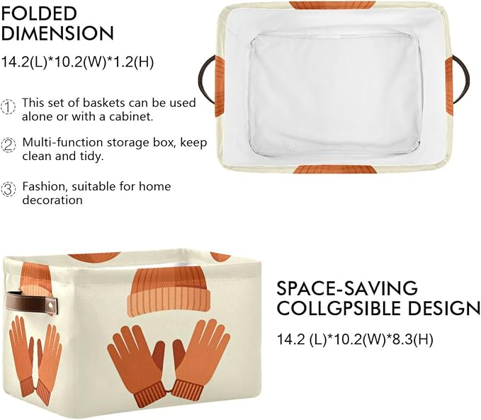 Christmas Open Home Storage Bins - Image 2