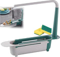 2026 Updated Telescopic Sink Storage Rack Adjustable, Kitchen Organizer Soap by Unknown