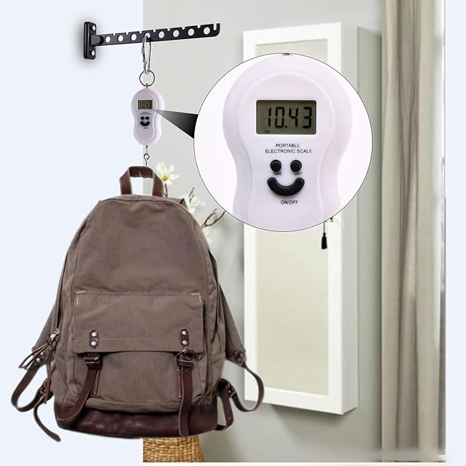 Wall Mounted Clothes Hanger 2 Pack Black Folding Wall Mounted Rack Clothes - Image 4