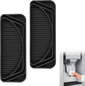 Silicone Refrigerator Drip Tray 2 Pack, Cuttable Water Dispenser Drip Collector by Aolso