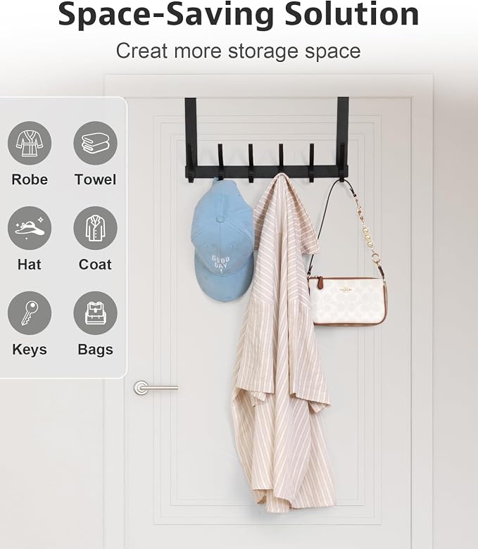 Over The Door Hooks, Door Hanger Hooks - Image 5