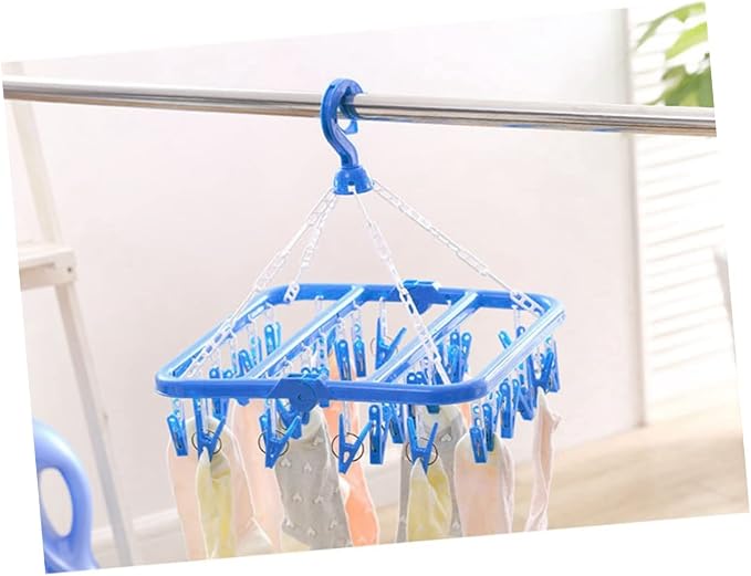 Foldable Drying Rack for Boy Girl's Underwear Socks Space-Saving Laundry Hanger - Image 5