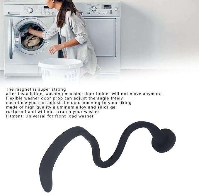 Flexible Washer Door Prop Magnetic Washing Machine Door Holder Universal - Image 5
