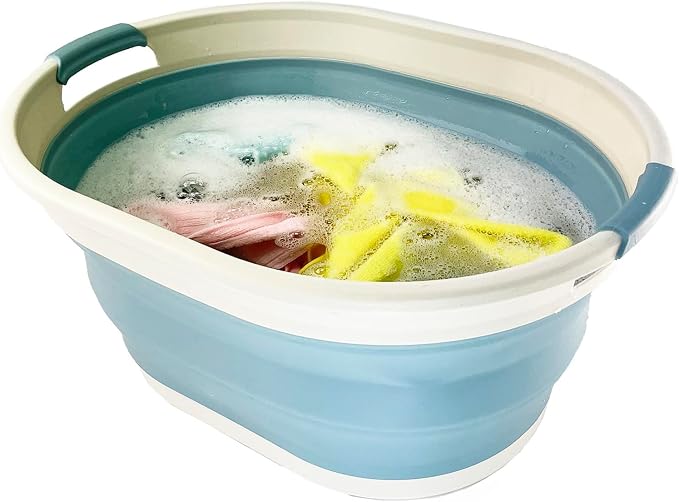 SAMMART 39L Collapsible Plastic Laundry Basket - Image 2