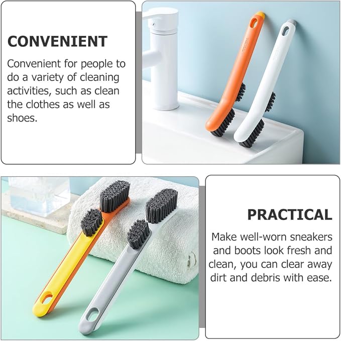 2pcs Detachable Laundry Shoe and Clothes Cleaning Brush Set - Image 3