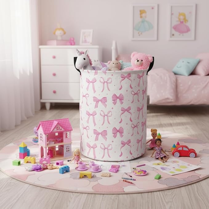 HIYAGON Baby Laundry Basket Baby Hamper - Image 4