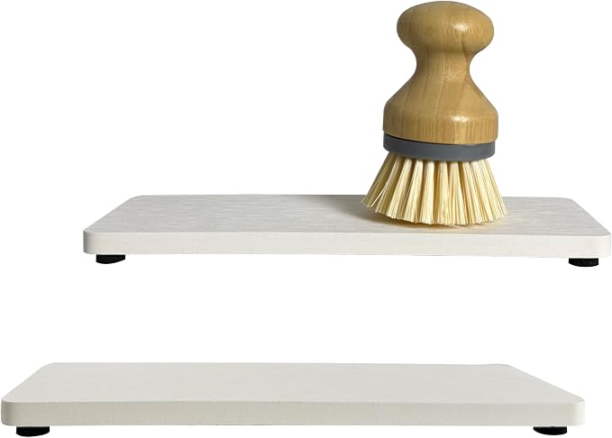 2-Pack Water Absorbing Stone Trays by NiuYichee
